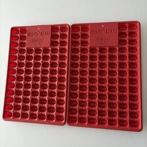 VTG Jello Beans Party Tray Mold Makes 82 Jell-O Beans  or Jigglers X2